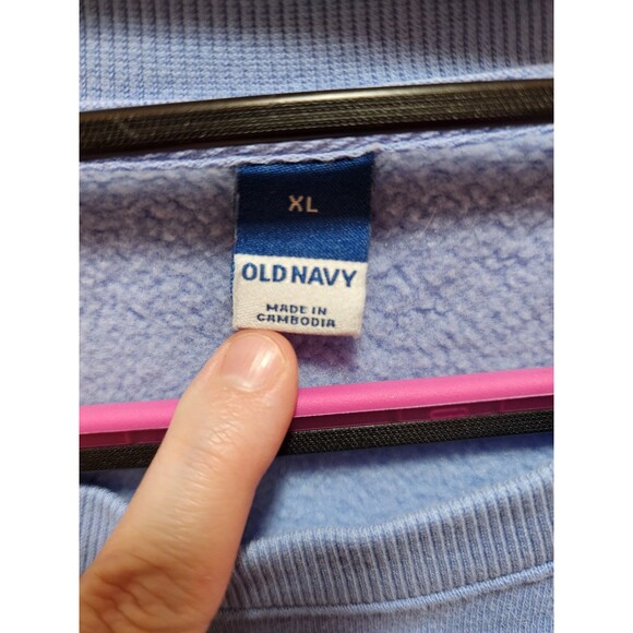 Old Navy Women XL Light Blue Oversized Sweater Basic Comfort Soft Solid Lounge - Picture 7 of 12